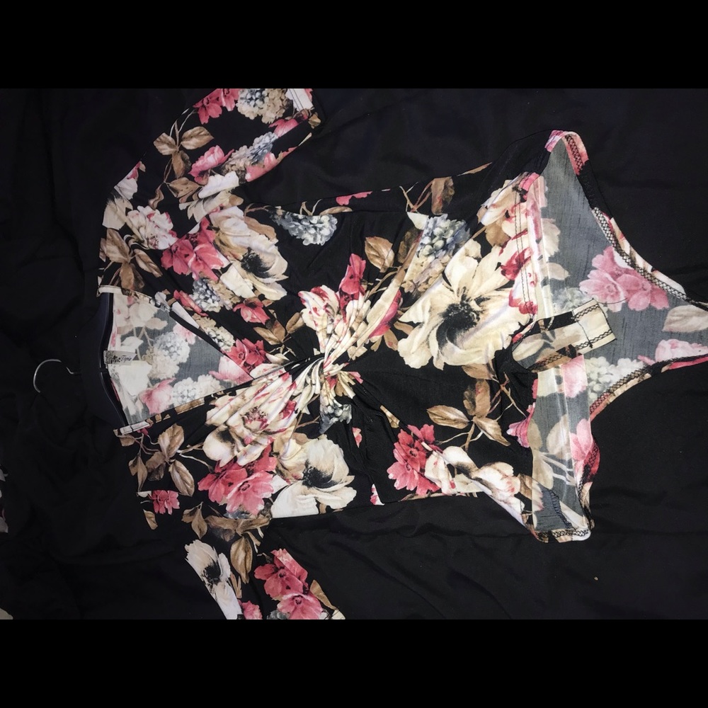 Floral onesie